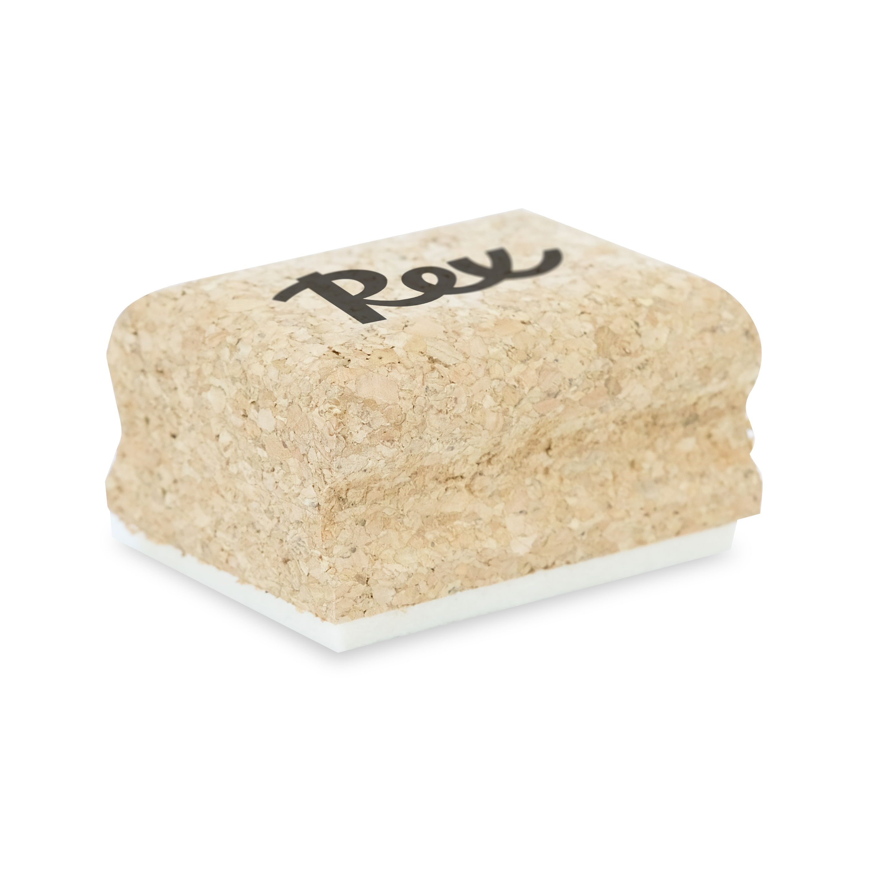 Cross country ski glide wax buffing felt cork