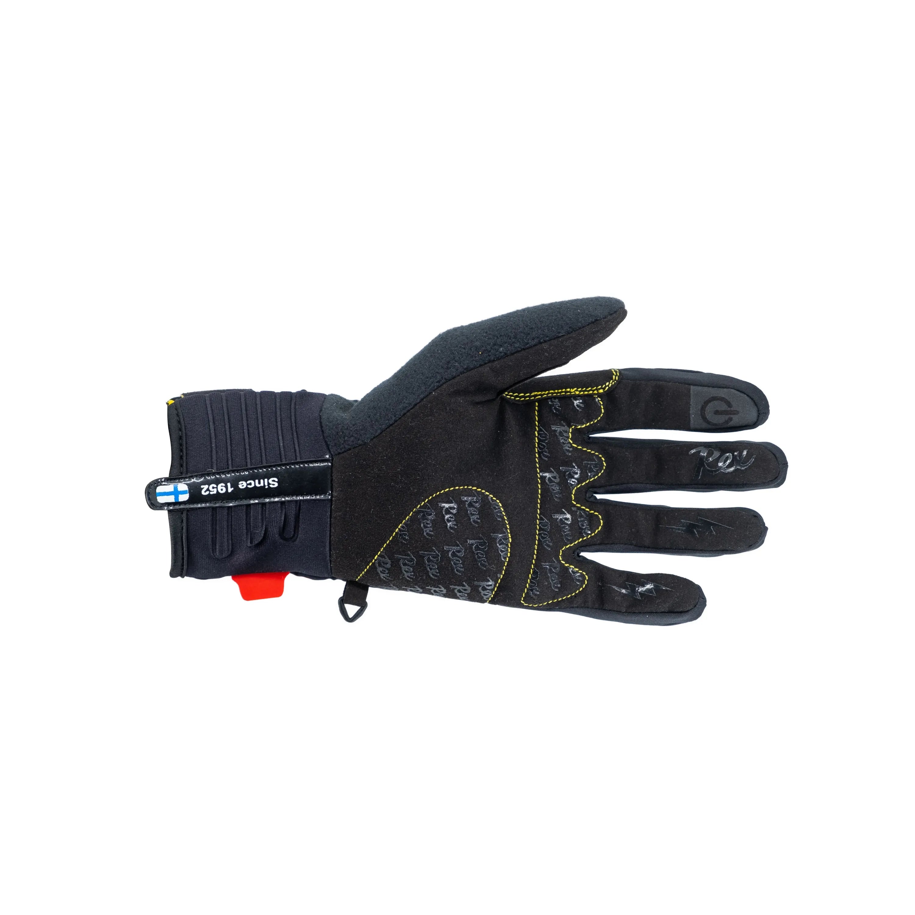 Warm weather touchscreen sensitive cross country ski glove