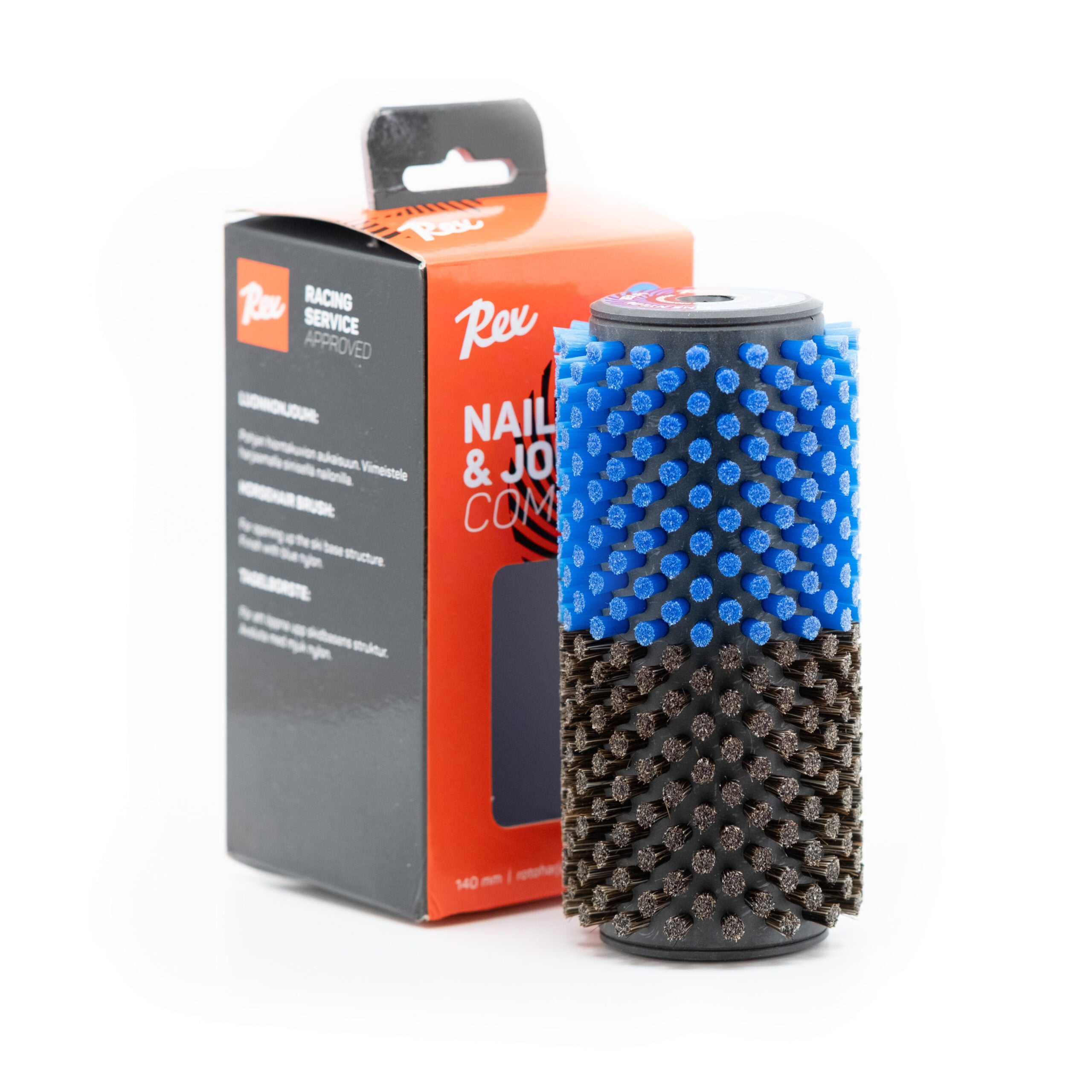 cross country skiing combination nylon and horsehair brush